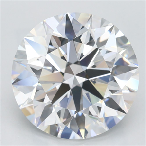 Picture of Lab Grown Diamond 4.16 Carats, Round with Excellent Cut, D Color, VVS1 Clarity and Certified by GIA