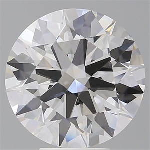 Picture of Lab Grown Diamond 6.10 Carats, Round with Ideal Cut, E Color, VVS2 Clarity and Certified by IGI