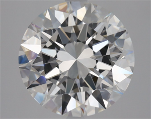 Picture of Natural Diamond 4.80 Carats, Round with Excellent Cut, F Color, VVS1 Clarity and Certified by GIA