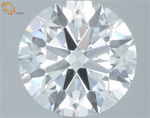 Picture of Lab Grown Diamond 3.15 Carats, Round with Ideal Cut, G Color, VVS1 Clarity and Certified by IGI