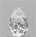 Natural Diamond 0.50 Carats, Pear with  Cut, G Color, VS1 Clarity and Certified by GIA
