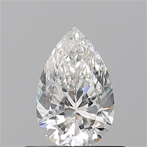 Picture of Natural Diamond 0.50 Carats, Pear with  Cut, G Color, VS1 Clarity and Certified by GIA
