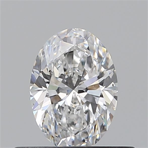 Picture of Natural Diamond 0.40 Carats, Oval with  Cut, D Color, SI1 Clarity and Certified by GIA