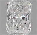 Natural Diamond 1.02 Carats, Radiant with  Cut, F Color, I1 Clarity and Certified by GIA