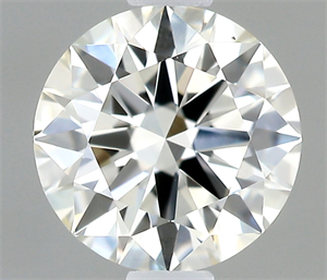 Picture of Natural Diamond 0.40 Carats, Round with Excellent Cut, H Color, VS1 Clarity and Certified by IGI