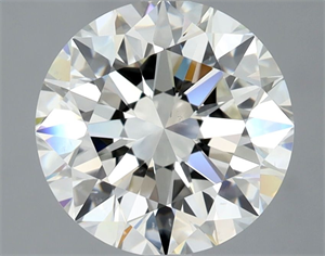 Foto Diamante Natural 3.01 quilates, Redondo , Color H, claridad VS2 y certificado GIA de