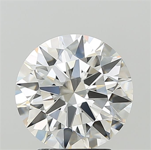 Picture of Lab Grown Diamond 3.10 Carats, Round with Ideal Cut, F Color, VVS2 Clarity and Certified by IGI