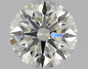 Picture of Natural Diamond 0.75 Carats, Round with Excellent Cut, K Color, VVS2 Clarity and Certified by GIA
