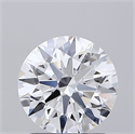 Lab Grown Diamond 1.55 Carats, Round with Ideal Cut, E Color, VVS2 Clarity and Certified by IGI