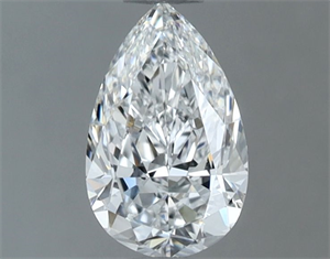 Picture of Natural Diamond 0.80 Carats, Pear with  Cut, D Color, VS2 Clarity and Certified by GIA