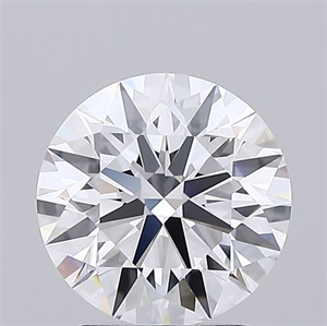 Picture of Lab Grown Diamond 2.01 Carats, Round with Ideal Cut, D Color, IF Clarity and Certified by IGI
