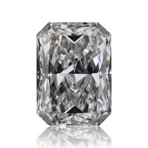 Picture of Natural Diamond 0.70 Carats, Radiant with  Cut, E Color, VS2 Clarity and Certified by GIA