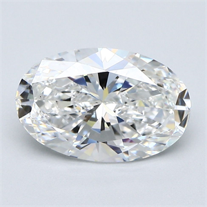 Picture of Natural Diamond 3.01 Carats, Oval with  Cut, F Color, VS1 Clarity and Certified by GIA