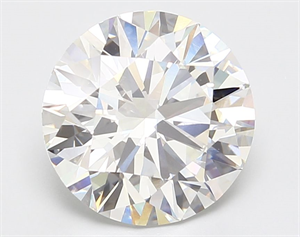 Picture of Lab Grown Diamond 5.27 Carats, Round with Ideal Cut, G Color, VVS2 Clarity and Certified by IGI