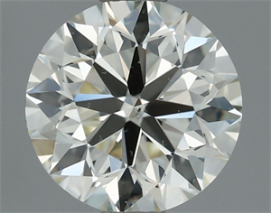 Picture of Natural Diamond 0.90 Carats, Round with Very Good Cut, K Color, SI1 Clarity and Certified by IGI