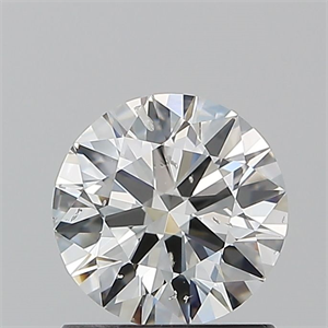 Picture of Natural Diamond 1.01 Carats, Round with Excellent Cut, F Color, SI2 Clarity and Certified by GIA