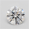 Lab Grown Diamond 2.58 Carats, Round with Ideal Cut, D Color, VVS2 Clarity and Certified by IGI