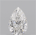 Diamante Natural 0.50 quilates, De pera , Color E, claridad VS2 y certificado GIA