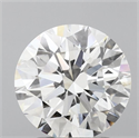 Lab Grown Diamond 2.20 Carats, Round with Ideal Cut, E Color, VVS2 Clarity and Certified by IGI