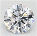 Lab Grown Diamond 5.01 Carats, Round with Excellent Cut, D Color, VVS1 Clarity and Certified by GIA