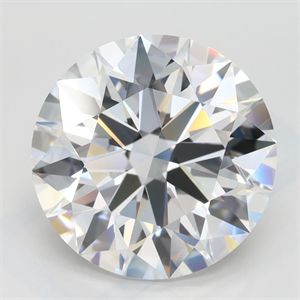 Picture of Lab Grown Diamond 5.01 Carats, Round with Excellent Cut, D Color, VVS1 Clarity and Certified by GIA