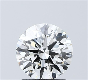 Picture of Lab Grown Diamond 1.50 Carats, Round with Ideal Cut, E Color, VVS2 Clarity and Certified by IGI