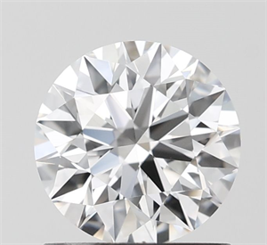 Picture of Lab Grown Diamond 1.00 Carats, Round with Ideal Cut, D Color, VVS2 Clarity and Certified by IGI