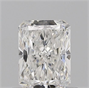 Natural Diamond 0.71 Carats, Radiant with  Cut, F Color, IF Clarity and Certified by GIA