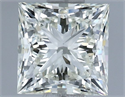 Natural Diamond 1.01 Carats, Princess with  Cut, J Color, VVS2 Clarity and Certified by IGI