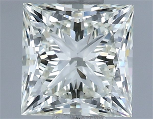 Picture of Natural Diamond 1.01 Carats, Princess with  Cut, J Color, VVS2 Clarity and Certified by IGI