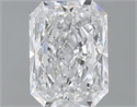 Natural Diamond 1.51 Carats, Radiant with  Cut, D Color, SI1 Clarity and Certified by GIA