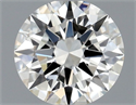 Natural Diamond 0.50 Carats, Round with Excellent Cut, H Color, VS1 Clarity and Certified by GIA