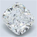 Natural Diamond 2.51 Carats, Cushion with  Cut, F Color, VS2 Clarity and Certified by GIA