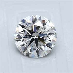 Picture of Natural Diamond 1.01 Carats, Round with Very Good Cut, G Color, I1 Clarity and Certified by GIA