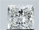 Natural Diamond 1.03 Carats, Princess with  Cut, H Color, VS2 Clarity and Certified by GIA