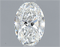 Diamante Natural 0.51 quilates, Ovalado , Color F, claridad VVS2 y certificado GIA