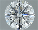 Diamante Natural 1.03 quilates, Redondo , Color D, claridad SI2 y certificado IGI