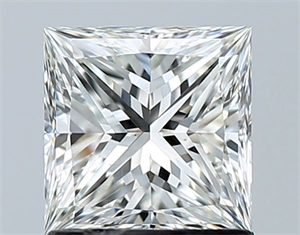 Foto Diamante Natural 1.21 quilates, Princesa , Color H, claridad VS1 y certificado GIA de