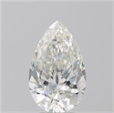 Natural Diamond 3.21 Carats, Pear with  Cut, I Color, SI2 Clarity and Certified by GIA