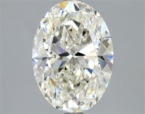 Picture of Natural Diamond 3.01 Carats, Oval with  Cut, H Color, SI1 Clarity and Certified by HRD