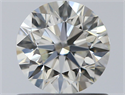 Natural Diamond 0.70 Carats, Round with Excellent Cut, J Color, VVS1 Clarity and Certified by GIA