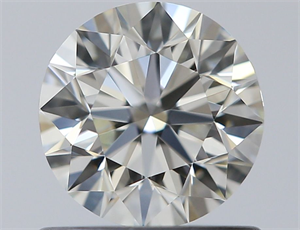 Picture of Natural Diamond 0.70 Carats, Round with Excellent Cut, J Color, VVS1 Clarity and Certified by GIA