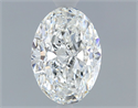 Diamante Natural 0.80 quilates, Ovalado , Color F, claridad VVS1 y certificado GIA