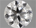 Natural Diamond 1.01 Carats, Round with Very Good Cut, E Color, I1 Clarity and Certified by GIA