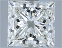 Natural Diamond 3.02 Carats, Princess with  Cut, J Color, VS1 Clarity and Certified by IGI