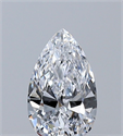 Diamante Natural 0.30 quilates, De pera , Color D, claridad VS1 y certificado GIA