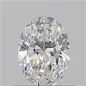 Natural Diamond 0.50 Carats, Oval with  Cut, F Color, VS1 Clarity and Certified by GIA