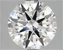 Del inventario de diamantes de laboratorio, 2.13 quilates, Redondo , Color E, claridad VS1 y certificado GIA