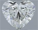 Natural Diamond 0.51 Carats, Heart with  Cut, I Color, VVS1 Clarity and Certified by IGI