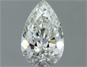 Natural Diamond 0.50 Carats, Pear with  Cut, J Color, VVS2 Clarity and Certified by GIA